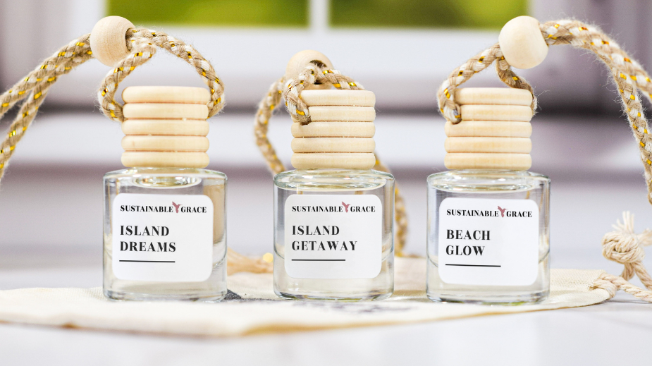 dream vacation car air freshener bundle, island scents, coconut scented car scents