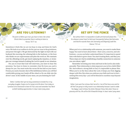 mustard seed of faith devotional book for women  