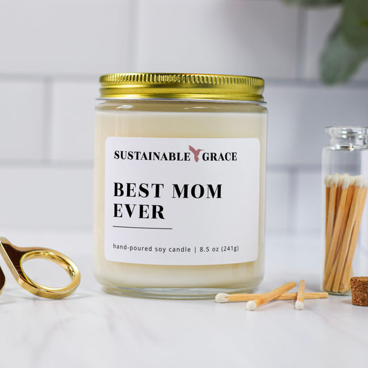 best mom ever soy candle gift for mom