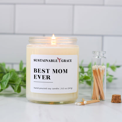 best mom ever soy candle gift for mom