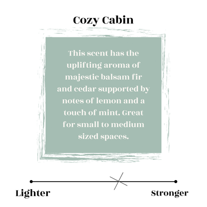 cozy cabin scent profile 