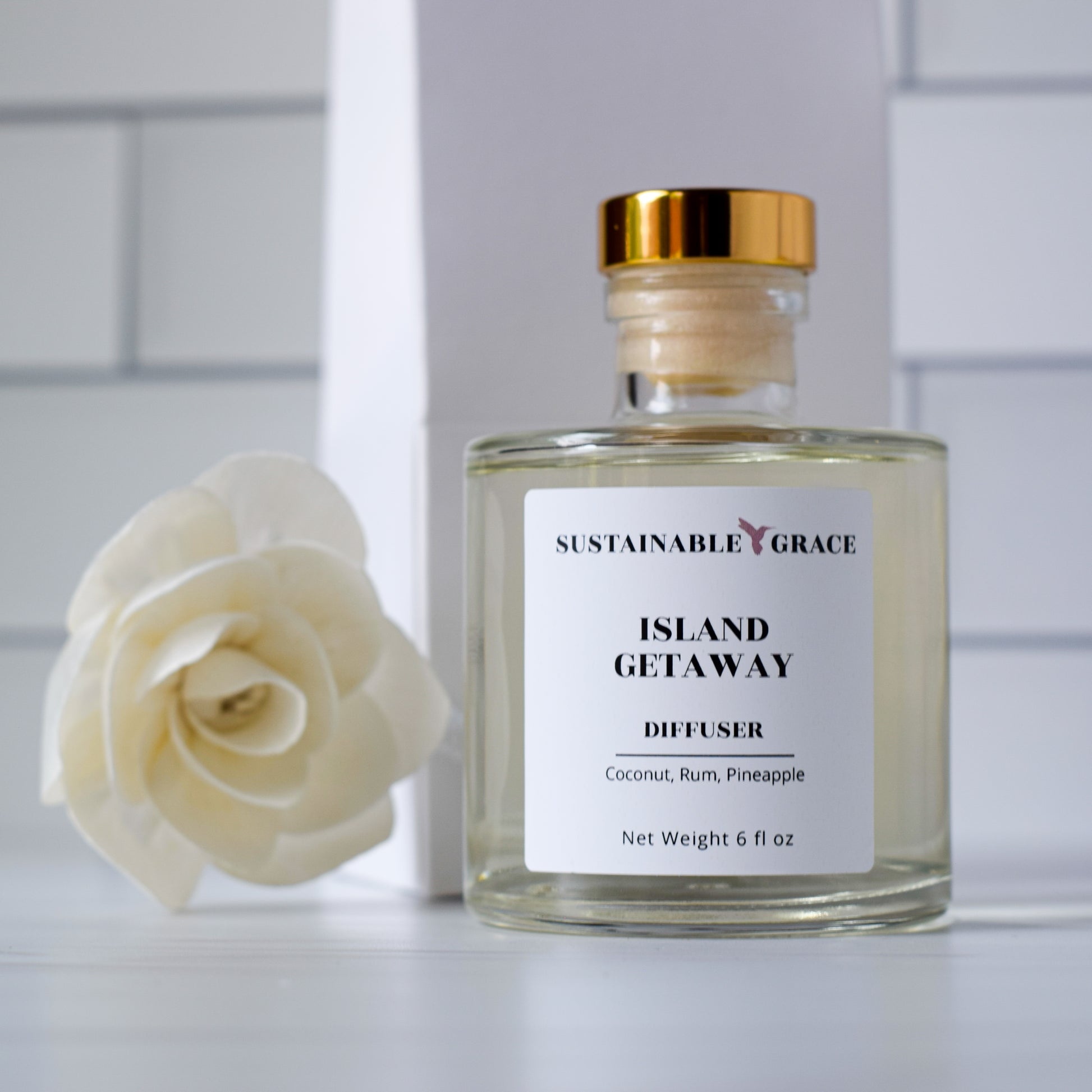 island getaway sola flower reed diffuser 