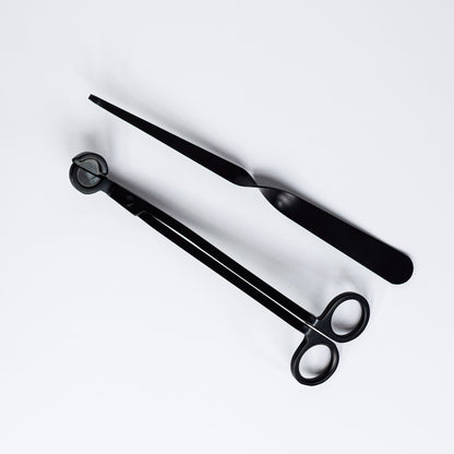 black wick trimmer and black wick dipper candle care kit