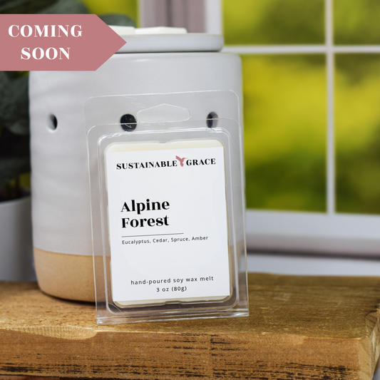 alpine forest wax melts from sustainable grace 