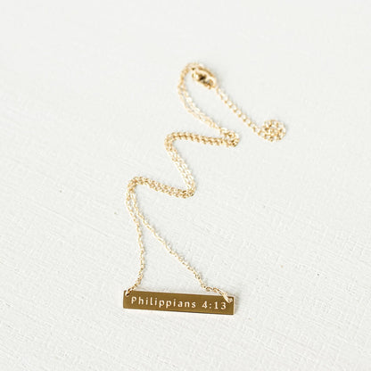 Philippians 4:13 Necklace